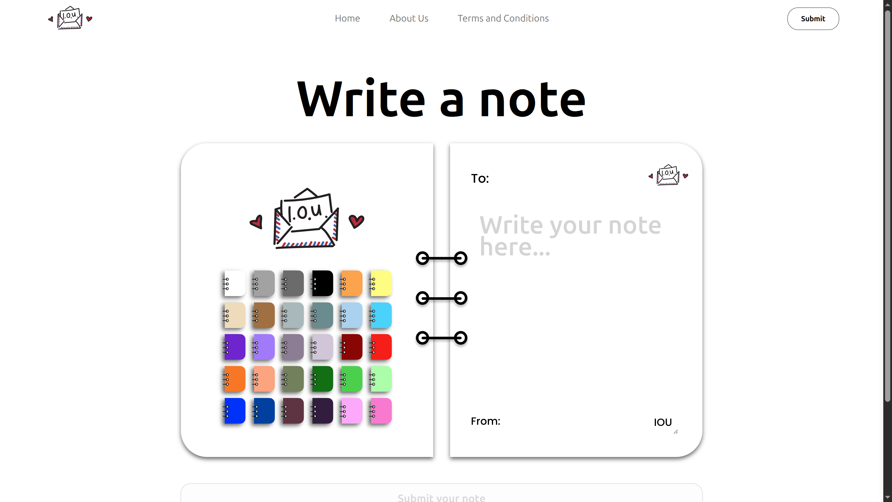 IOU screenshot 2 - Interactive Platform project interface