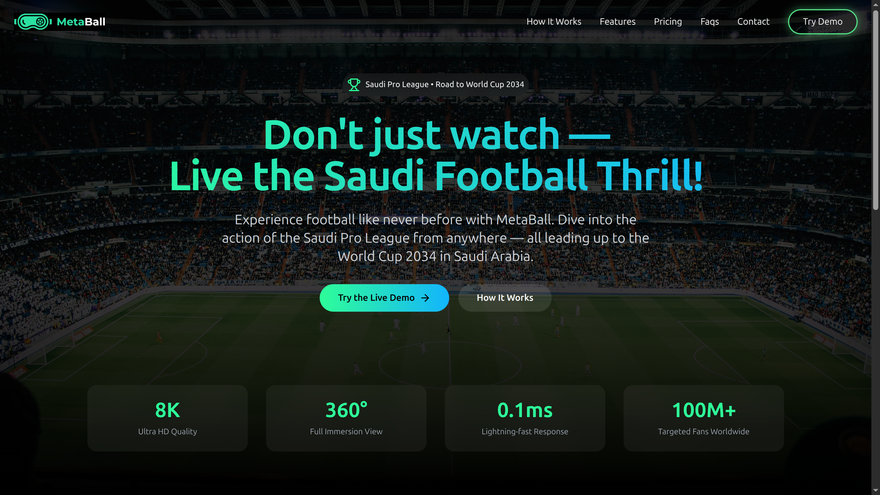 METABALL - AI & Immersive Tech project screenshot 1