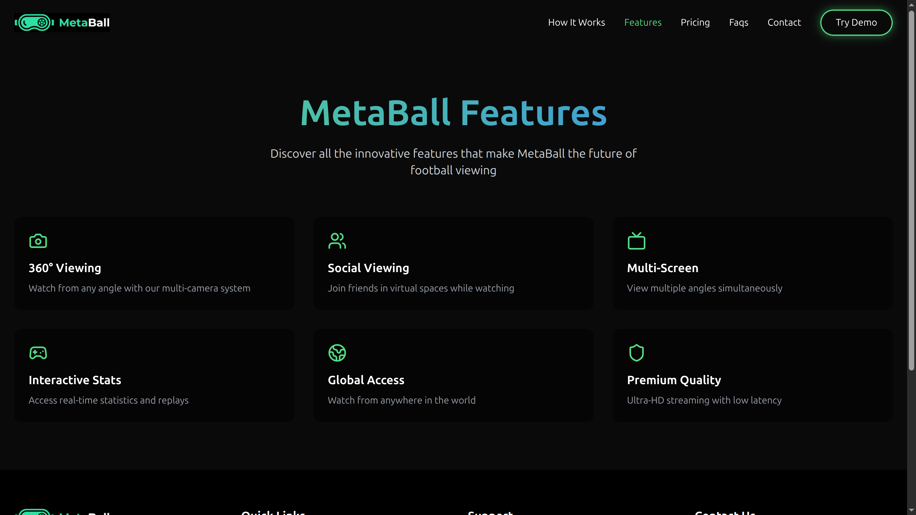 METABALL screenshot 2 - AI & Immersive Tech project interface